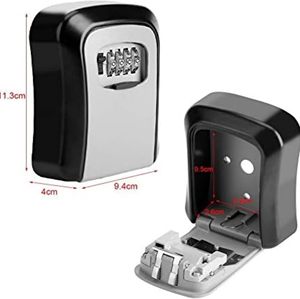 Boîte de sécurité murale en plastique pour clés de voiture, coffre-fort de rangement pour clés à domicile, boîte à clés extérieure sécurisée - Product Image 2
