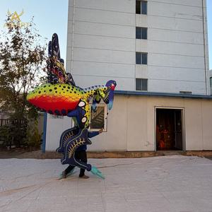 Marionnette <span class=keywords><strong>d</strong></span>'animal Mantis gonflable réaliste pour accessoire de fête à thème effrayant - Product Image 3