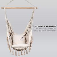 Hamac suspendu en macramé GSD pour l'extérieur, nouveau style, chaise suspendue en toile pour l'intérieur et l'extérieur