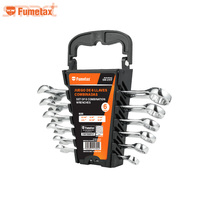 Jeu de clés à douille combinées Fumetax Smart, 6 pièces, en chrome vanadium, 8, 10, 12, 13, 14, 17 mm, kit de clés durables, OEM ODM, outil manuel robuste