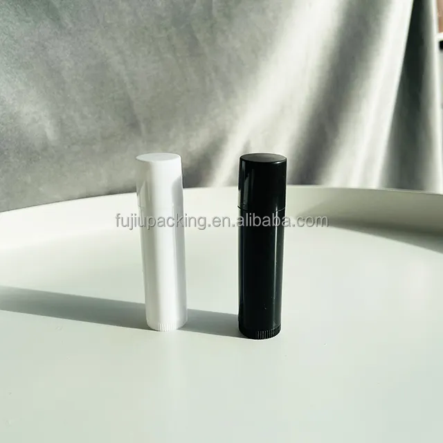 低MOQ卸売化粧品容器包装チューブ楕円形リップクリーム空チューブ容器