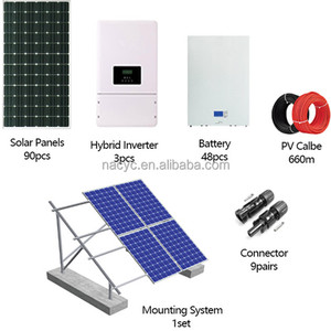 Sistemas <span class=keywords><strong>de</strong></span> energía <span class=keywords><strong>Solar</strong></span> y eólica completos, 1MW, gran red, generador <span class=keywords><strong>Solar</strong></span> portátil con inversor - Product Image 6
