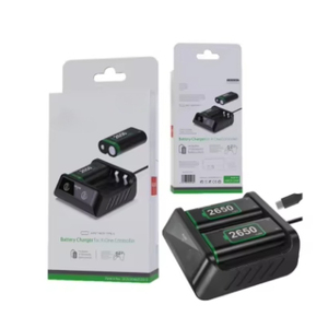 Batería Recargable para <span class=keywords><strong>Xbox</strong></span>, 2 Piezas de 2650 mAh para <span class=keywords><strong>Control</strong></span> de <span class=keywords><strong>Xbox</strong></span> Series <span class=keywords><strong>XS</strong></span> One S/X, Batería para <span class=keywords><strong>Xbox</strong></span> One con Cargador USB - Product Image 6