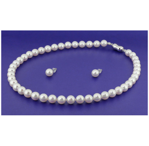 Ensemble de boucles d'oreilles en perles, bijoux, collier et boucles d'oreilles à la mode, mélange - Product Image 5