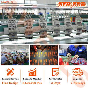 Parches Bordados con la Bandera Estadounidense, Etiquetas Tejidas Personalizadas para Ropa, Etiquetas con Nombre para <span class=keywords><strong>Uniformes</strong></span>, Decoración de Artículos Personales - Product Image 5