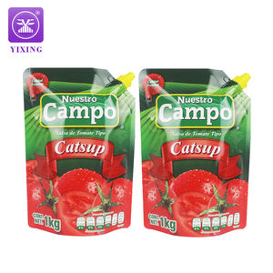 Bolsa de Papel de Aluminio para Alimentos, Resistente a Altas Temperaturas, con Boquilla Vertical para Salsa de Tomate - Product Image 6