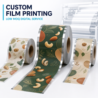 Servizio di Stampa Digitale su Film Plastico a Basso MOQ Direttamente dalla Fabbrica per Imballaggi Flessibili in PE per Noci con Logo