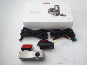 2K WIFI Dash Cam ống kính kép màn hình Mini UHD DVR Camera ghi video cho xe phía trước và phía sau - Product Image 6