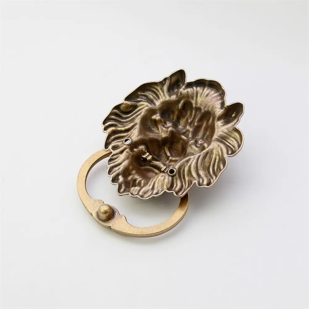 MAXERY maniglia per porta in lega di zinco in stile cinese a forma di testa di leone maniglia per decorazioni per porte tira maniglie tradizionali cinesi