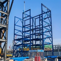 Fabrication complète de structures en acier, plateformes industrielles en acier et supports de tuyauterie pour usine pétrolière
