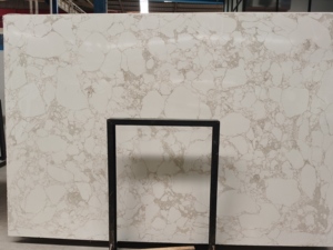 แผ่นพื้นอะคริลิคหินอ่อนเหมือนหินควอทซ์ตัดขนาดสำหรับห้องครัวพื้นผิวหินอ่อน - Product Image 4