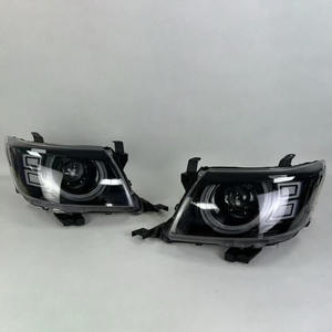 Nuevas luces de coche para Hilux <span class=keywords><strong>Vigo</strong></span> faro 2012-2014 faros LED luces de circulación diurna 5000K 8000 lúmenes 24V - Product Image 3