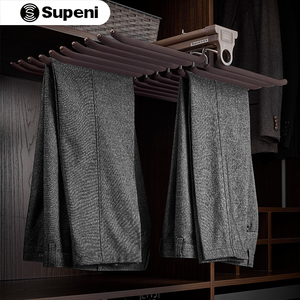 Estante de metal para armario, estante de doble fila para <span class=keywords><strong>pantalones</strong></span>, barato, de China - Product Image 2