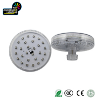 Lumière LED Cabochon RGB Extérieure Étanche IP65 E14 AC24 100mm 36 Pièces CRI 85 à Fonctionnement Automatique en Plastique pour Parcs Thématiques