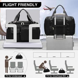 Sports Duffle <b>Bag</b> Gym <b>Bag</b> Foldable Travel <b>Duffel</b> <b>Bags</b> with Shoes Compartment - Product Image 3
