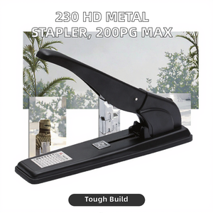 230, alicates de Metal Manual de alta resistencia, <span class=keywords><strong>grapadora</strong></span>, versión mejorada, libros gruesos <span class=keywords><strong>grandes</strong></span> Jumbo, pueden grapar 200/100 páginas - Product Image 2