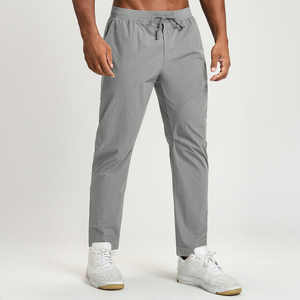Wholesale Men's Casual Sports Pants Quick-Drying Breathable Fitness Running Pants Ice Silk Water Resistant <strong>Trousers</strong> for Men - Product Image 5