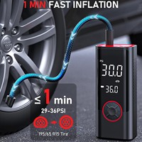 2025 Portable sans fil Mini voiture pompe de gonflage d'air ABS matériel électrique vélo gonfleur de pneu haute efficacité de gonflage des pneus