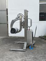 Chariot élévateur à fûts d'huile électrique en acier inoxydable personnalisé ATS avec pince basculante pour un empilage efficace des fûts d'huile