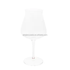 Unique logo customized teku glass tulip beer glass