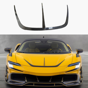 Upgrade M-style Dry Carbon Fiber Body Kit SF90 motorkap ventilatieopening voor Ferrari SF90 - Product Image 1