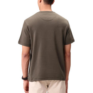 T-shirt Homme Premium 100% Coton Uni Coupe Slim Anti-Plis Haute Qualité pour Impression Sérigraphique Logo Personnalisé Grandes Tailles - Product Image 5