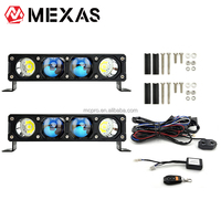 Feux de croisement LED combinés de 6,8 pouces pour grille de voiture, lampe auxiliaire de conduite pour SUV tout-terrain, UTV, camionnette