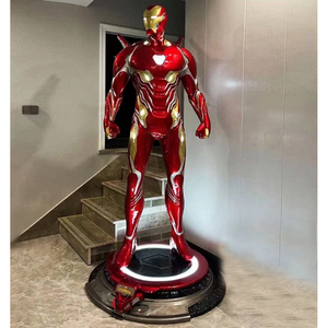 รูปปั้นไอรอนแมน มาร์ค <span class=keywords><strong>50</strong></span> แบบครึ่งตัว งานสร้างสรรค์คุณภาพสูง MK50 MK7 ทำด้วยมือจากไฟเบอร์กลาสเรซิ่น ขนาดเท่าคนจริง - Product Image 3