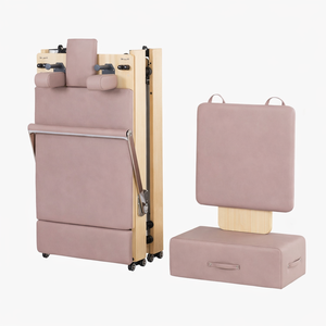 Máquina de Pilates Reformer de Madera de Arce Plegable <span class=keywords><strong>para</strong></span> Uso Doméstico, <span class=keywords><strong>para</strong></span> Fitness, Musculación y Estudio de Pilates, con Certificación CE - Product Image 1