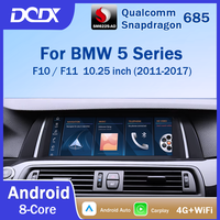 Sistema de Navegación para Automóvil Android ID8 UI para BMW Serie 5 F10 F11 F12, Unidad Principal Qualcomm Snapdragon 685, CarPlay Inalámbrico, Android Auto, DSP