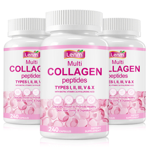 แคปซูลคอลลาเจนเปปไทด์เสริมอาหาร สารต้านอนุมูลอิสระ สำหรับผิว ผม เล็บที่แข็งแรง - Product Image 1