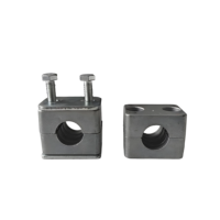 Pince de serrage simple pour tube, légère, en plastique et zinc, mesure métrique