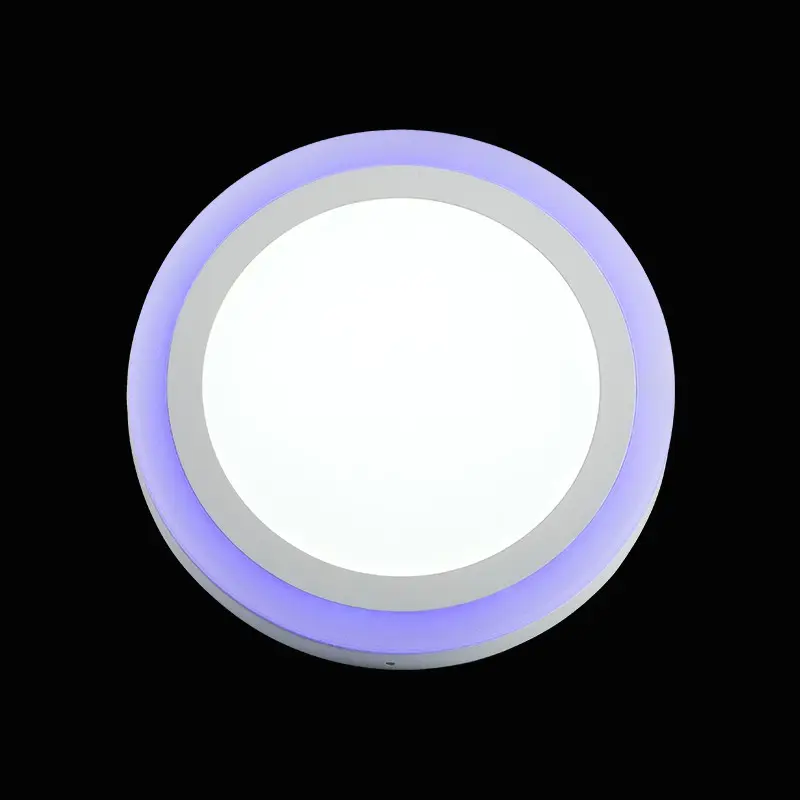 LED Double-color panel light Recessed round panel light