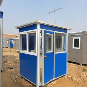 Cabine de sécurité portable en métal détachable, kiosque temporaire, cabine de sécurité, petite caserne de garde, cabine de sécurité moderne en extérieur - Product Image 5