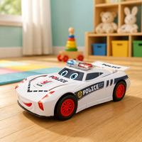Robot Voiture de Police Personnalisé Direct Usine avec Sirène Réaliste et Lumières Clignotantes – Cadeau d'Anniversaire pour Garçons et Filles