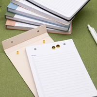 Bloc-notes pratique pour petites entreprises LOGO personnalisable couverture en cuir cadeau d'exposition bloc-notes rechargeable