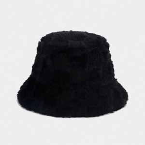 Chapeaux d'hiver en fourrure à carreaux pour femmes, style pêcheur, en peluche, en gros et en stock - Product Image 6