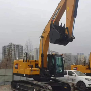 Excavatrice sur chenilles hydraulique SANY d'occasion de haute qualité, modèle 2025, avec moteur et boîte de vitesses incluses, poids opérationnel de 24 tonnes, pour usage municipal - Product Image 2
