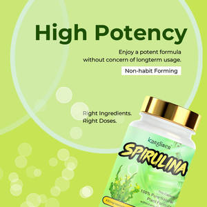 Suplemento de Espirulina Privada de Alta Qualidade <span class=keywords><strong>OEM</strong></span> Extrato de Colágeno Marinho Atacado Cápsulas de Espirulina Verde Orgânica Azul - Product Image 6