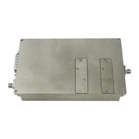 Amplificateur de puissance RF HKTX 4000-8000 MHz 50 W |   Module PA RF en aluminium à gain élevé 47 dB 28 V pour protection de drones industriels/de laboratoire FPV