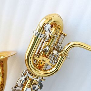 <span class=keywords><strong>Saxophone</strong></span> <span class=keywords><strong>baryton</strong></span> en mi bémol en laiton jaune laqué or, niveau étudiant, <span class=keywords><strong>saxophone</strong></span> <span class=keywords><strong>baryton</strong></span> <span class=keywords><strong>pas</strong></span> <span class=keywords><strong>cher</strong></span> - Product Image 5