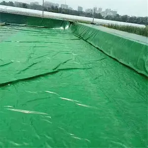 1,0 мм Лучшая цена 2 мм 100% девственный зеленый цвет HDPE Геомембраны Для водонепроницаемого пруда