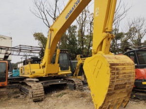 Excavadora de orugas Komatsu PC 450 usada, de 45 toneladas Japón especial de equipo de minería, motor de caja de cambios, cojinete de bomba de engranajes, PLC - Product Image 2
