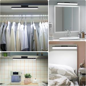 5W <b>LED</b> <b>Rechargeable</b> Touch <b>Light</b> Bar 2500mAh Battery 30cm Length Stick Magnetic Mount Kitchen Cabinet <b>Light</b> Dimmable - Product Image 4