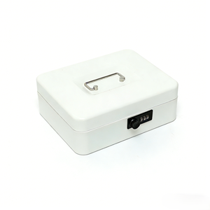 Consistent Quality Combination Lock Cold-Rolled Steel <strong>Lockable</strong> Metal Storage <strong>Box</strong> for <strong>Small</strong> Jewelry Secure Storage - Product Image 1