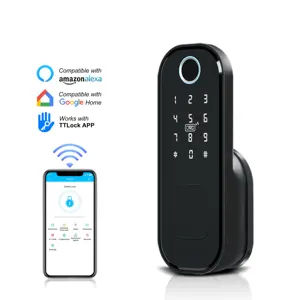 Youpin-serrure de porte intelligente électronique biométrique, étanche, avec application ttlock, verrouillage de porte