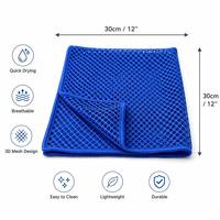 Chiffon à vaisselle en maille 3D ultra-résistant, tampon de nettoyage en microfibre non rayant pour casseroles et poêles, serviette de nettoyage réutilisable pour la cuisine