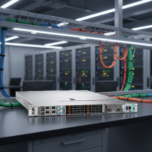 Servidor en Rack PowerEdge R470 8SFF 1U con un Solo Socket, CPU Intel Xeon 6766E, 64GB de RAM, en Stock - Product Image 1