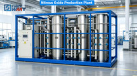Unidad de Generación de Óxido Nitroso Global Supply, Equipo Industrial de Producción de N2O, Materia Prima: Amoníaco Líquido y Nitrato Sólido