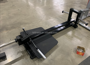 Machine à Rangées T-Bar avec Support Poitrine en Acier et <span class=keywords><strong>Banc</strong></span> d'Extension Lombaire et de Hanche Réglable pour Équipement de Gymnastique à Domicile - Product Image 5